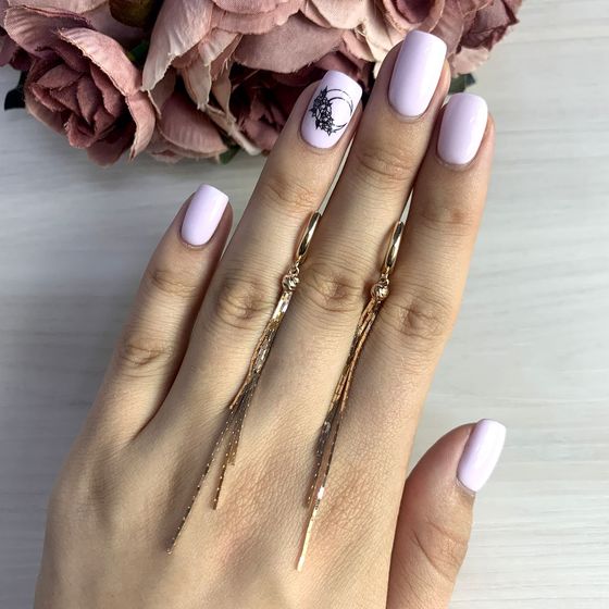 Золотые серьги без камней