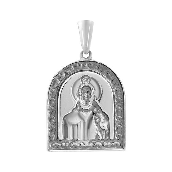 Серебряная подвеска без камней