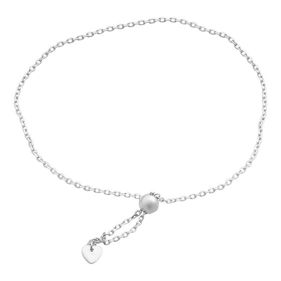 Silver bracelet without stones