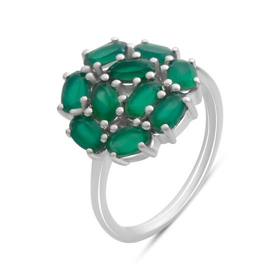 Срібна каблучка з агатом 1.937ct