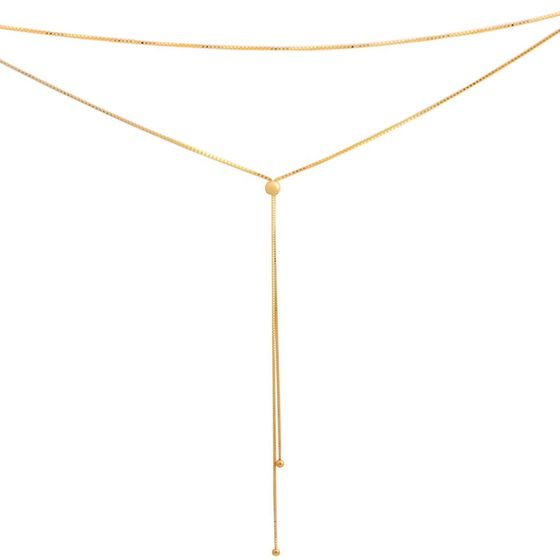 Silver necklace without stones