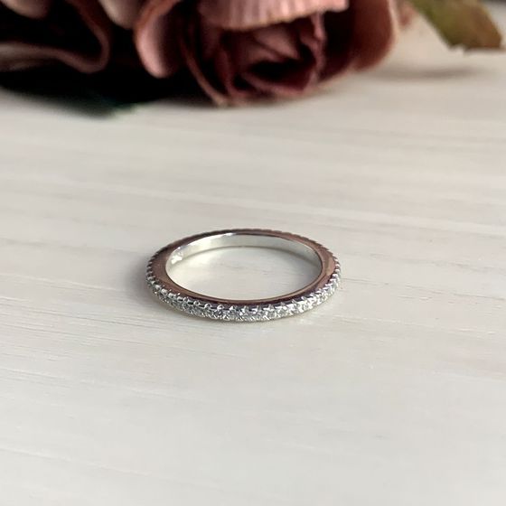 Silver Ring with Fianites