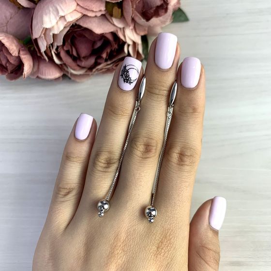 Silver earrings without stones