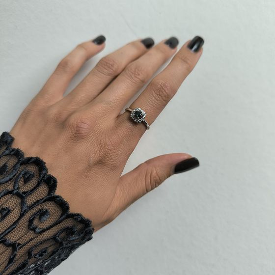 Срібна каблучка з містик топазом 0.358ct