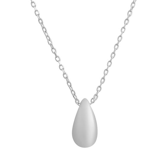 Серебряное колье без камней