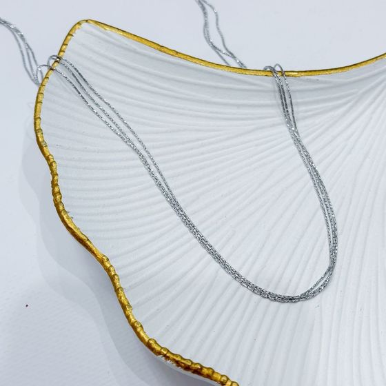 Срібний ланцюжок без каменів