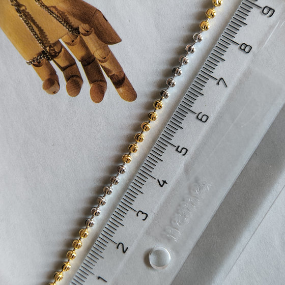 Silver bracelet without stones