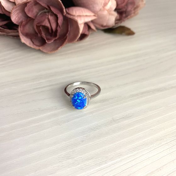 Срібна каблучка з опалом 1.175ct