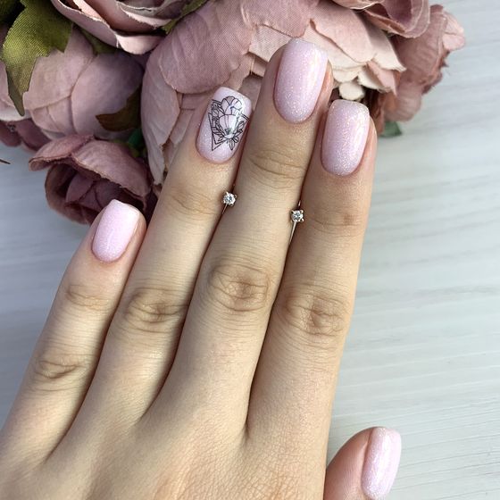 Золоті сережки з діамантом 0.12ct