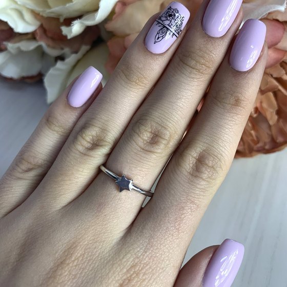 Серебряное кольцо без камней