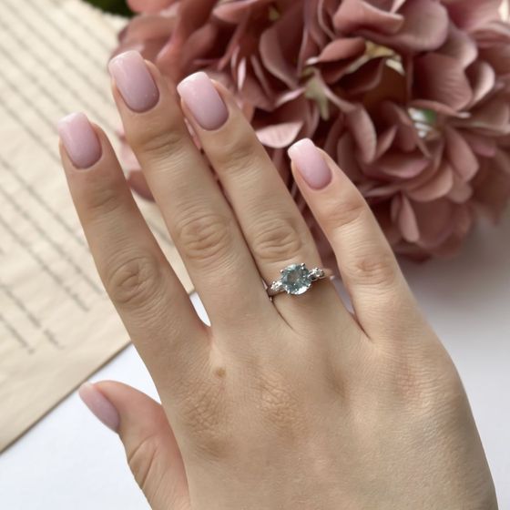 Срібна каблучка з топазом 2.248ct