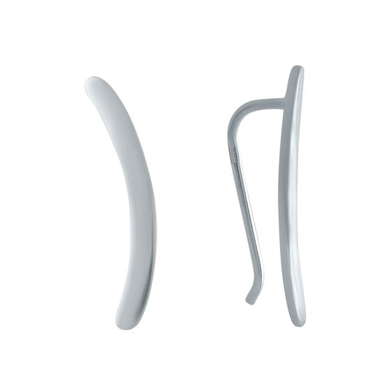 Срібні сережки без каменів