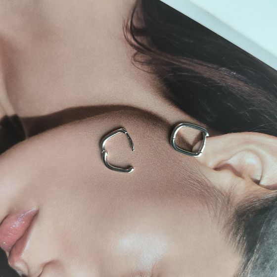 Серебряные серьги без камней