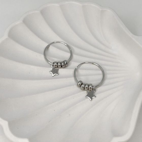 Срібні сережки без каменів