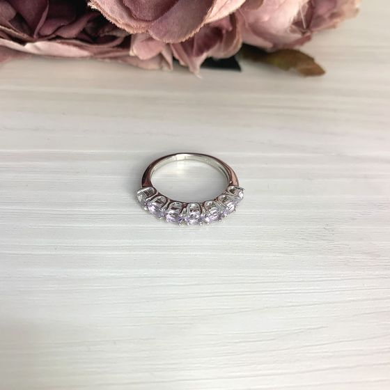 Серебряное кольцо с аметистом