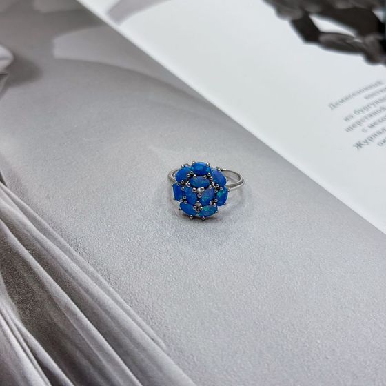 Silver ring with opal 1.322ct