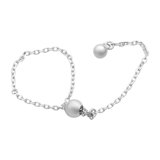 Silver ring without stones