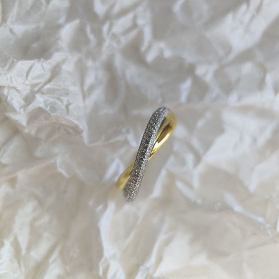 Silver Ring with Fianites