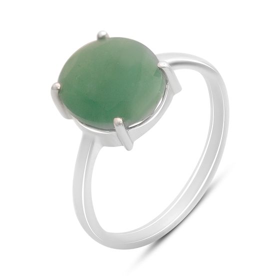 Серебряное кольцо с изумрудом 4.488ct