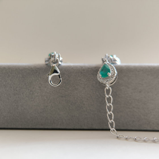 Срібний браслет з агатом 7.282ct