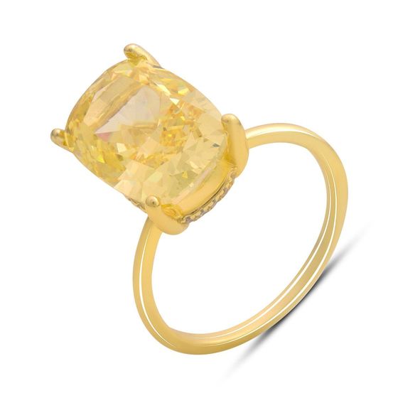 Silver Ring with Fianites