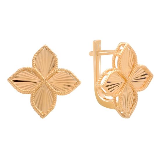 Silver earrings without stones