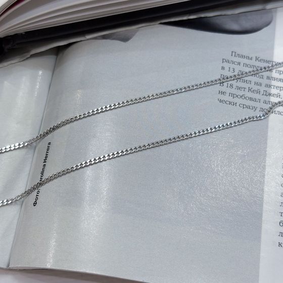 Срібний ланцюжок без каменів