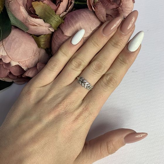 Silver Ring with Fianites
