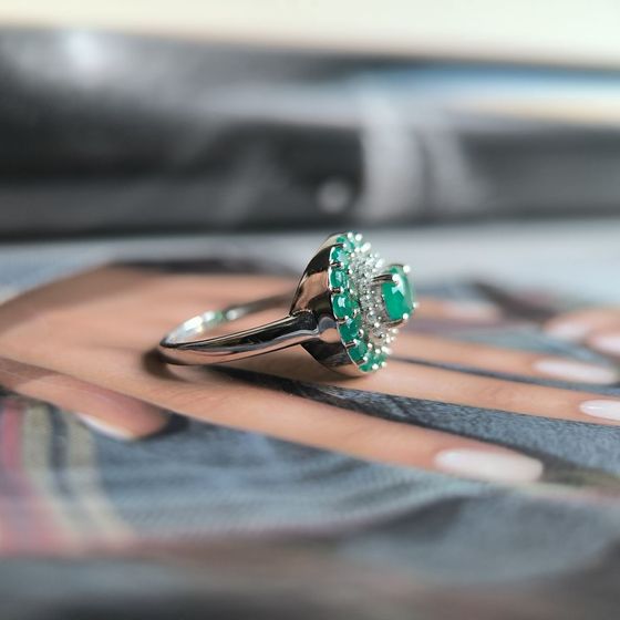 Срібна каблучка з агатом 1.178ct