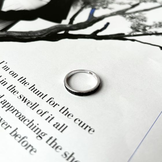 Silver Ring with Fianites