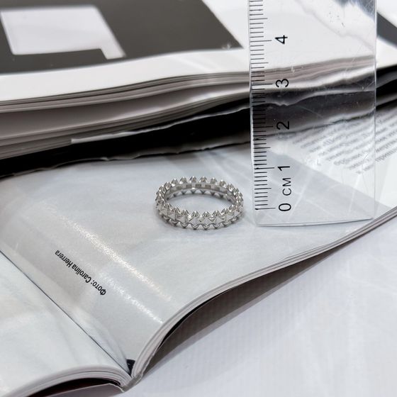 Срібна каблучка без каменів