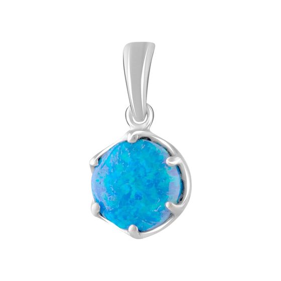 Серебряная подвеска с опалом 1.188ct