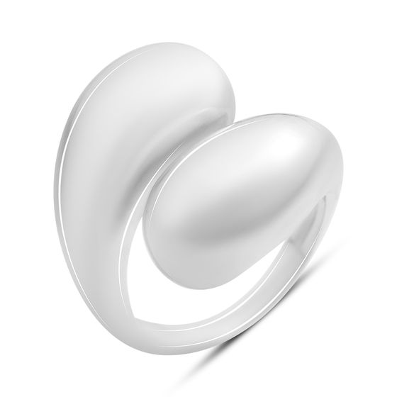 Silver ring without stones