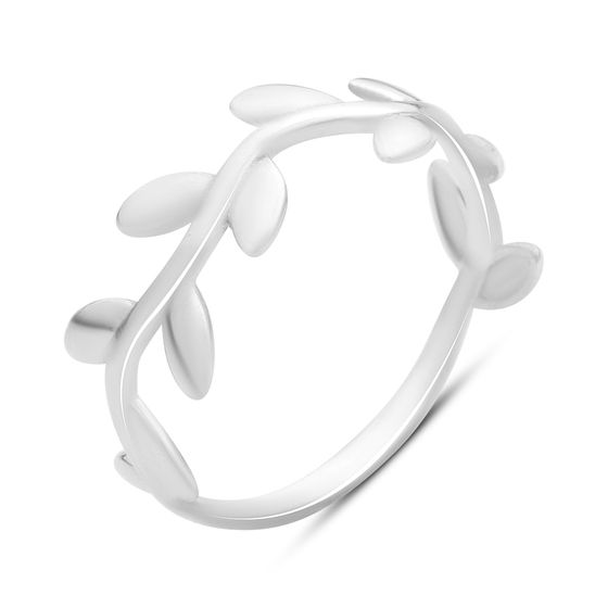 Silver ring without stones