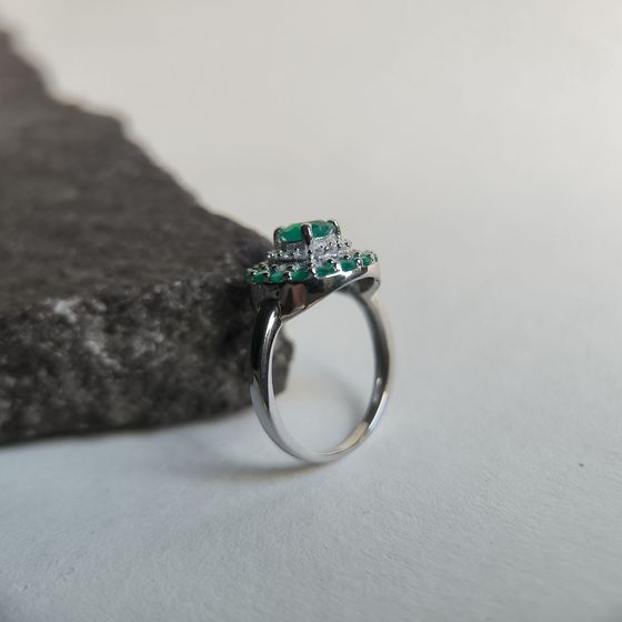 Срібна каблучка з агатом 1.178ct