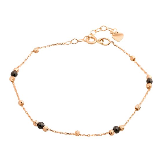 Золотий браслет зі шпінеллю