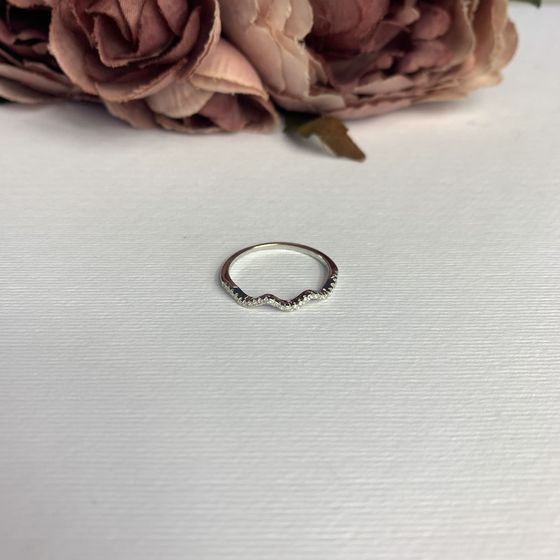 Silver Ring with Fianites