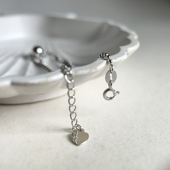 Срібний браслет без каменів