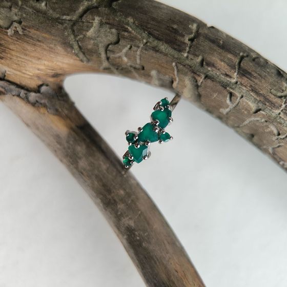 Срібна каблучка з агатом 0.712ct