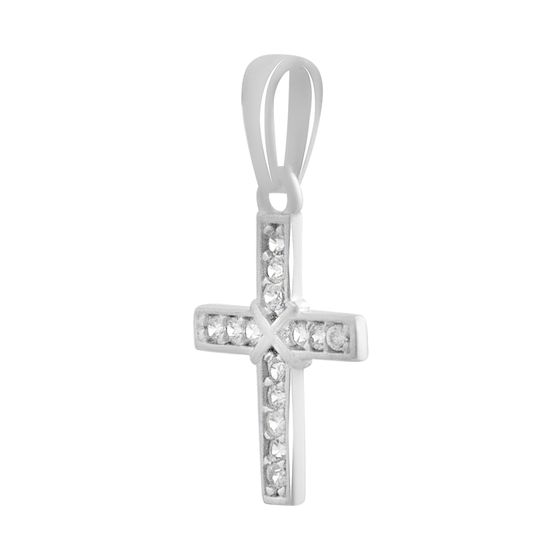 Серебряная подвеска с фианитами 0.44ct