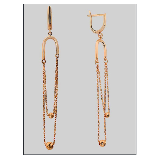 Silver earrings without stones