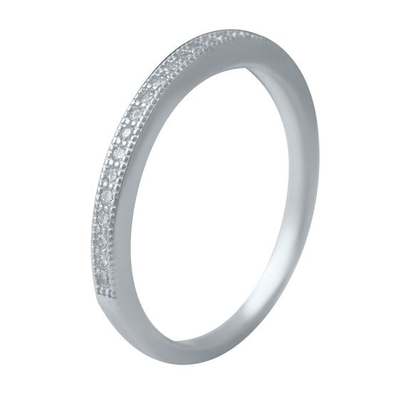 Silver Ring with Fianites