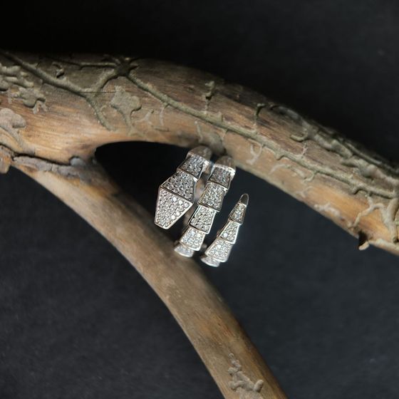 Silver Ring with Fianites