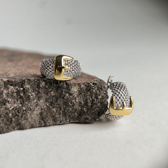 Срібні сережки без каменів