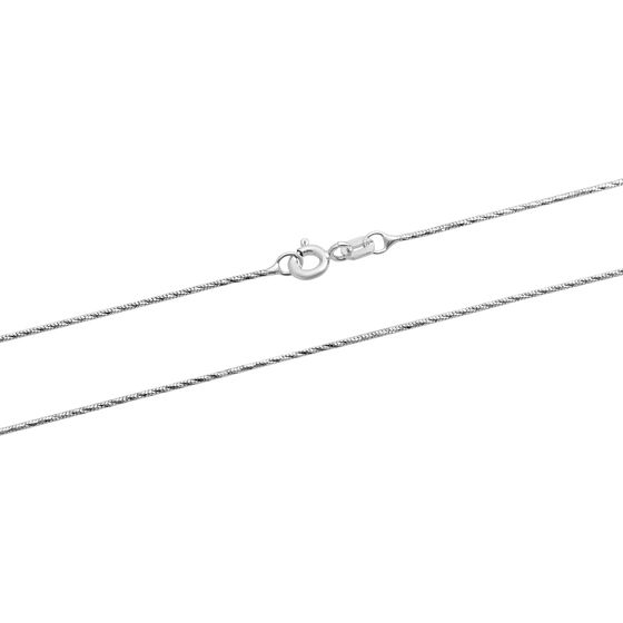 Silver chain without stones