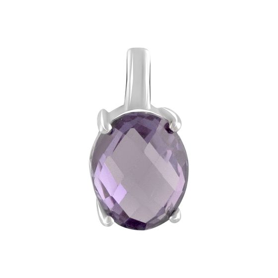 Серебряная подвеска с александритом 3.27ct