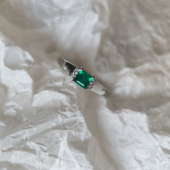Серебряное кольцо с агатом 0.369ct