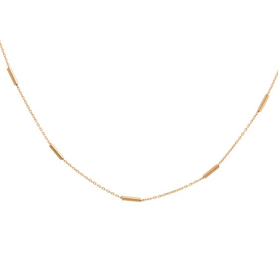 Золотое колье без камней