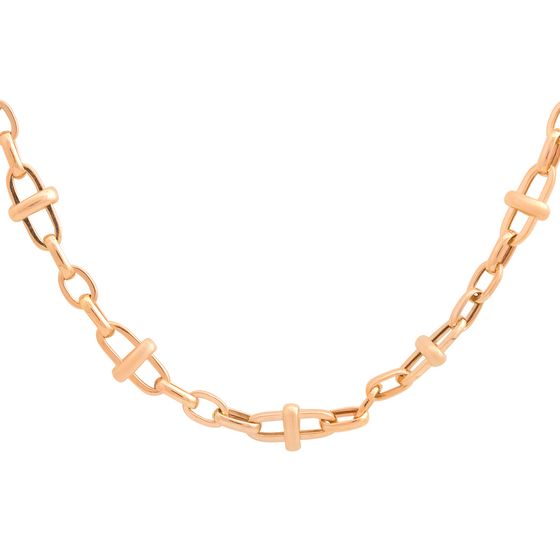 Серебряное колье без камней