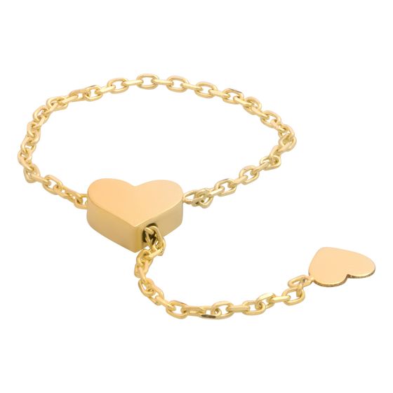 A gold ring without stones
